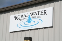 Rural Water District 4 sign